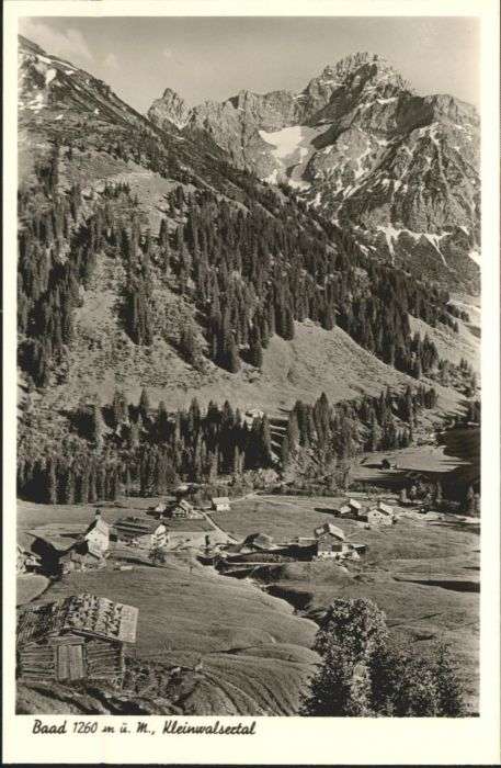 Baad Mittelberg Kleinwalsertal Baad Kleinwalsertal
