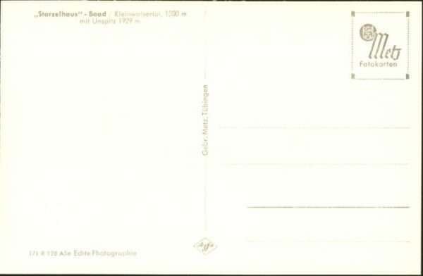 Baad Mittelberg Kleinwalsertal Baad Kleinwalsertal Starzelhaus Unspitz – Bild 2
