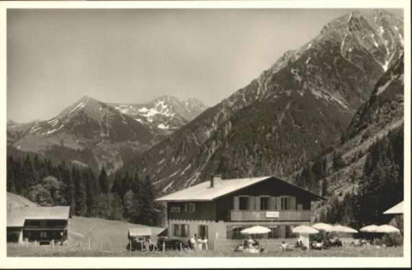 Baad Mittelberg Kleinwalsertal Baad Kleinwalsertal Gasthof Noris-Hütte