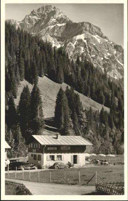 Baad Mittelberg Kleinwalsertal Baad Kleinwalsertal Gasthof Noris-Hütte