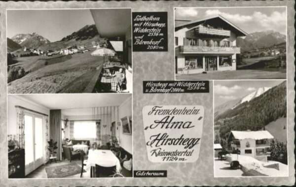 Hirschegg Kleinwalsertal Vorarlberg Hirschegg Kleinwalsertal Fremdenheim Al
