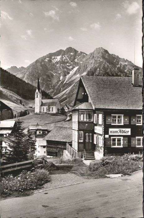 Hirschegg Kleinwalsertal Vorarlberg Hirschegg Kleinwalsertal Gasthof Pensio