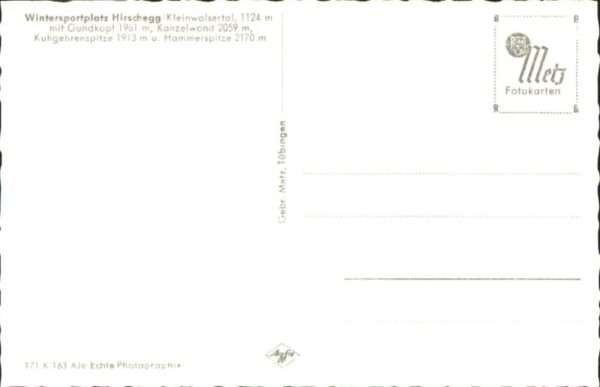 Hirschegg Kleinwalsertal Vorarlberg Hirschegg Kleinwalsertal Gundkopf Kanze – Bild 2