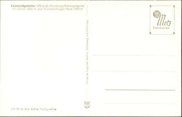 Hirschegg Kleinwalsertal Vorarlberg Hirschegg Kleinwalsertal Cambridgehütte – Bild 2