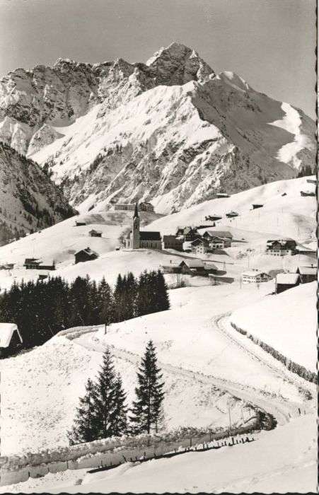 Hirschegg Kleinwalsertal Vorarlberg Hirschegg Kleinwalsertal Widderstein Bä