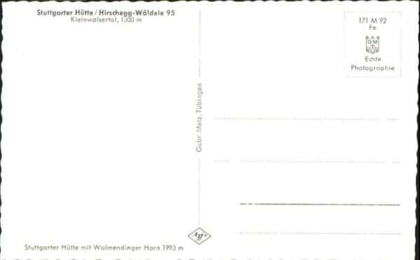 Hirschegg Kleinwalsertal Vorarlberg Hirschegg Kleinwalsertal Stuttgarter Hü – Bild 2