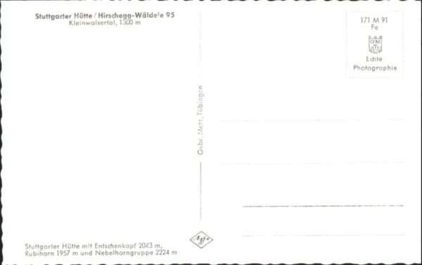 Hirschegg Kleinwalsertal Vorarlberg Hirschegg Kleinwalsertal Stuttgarter Hü – Bild 2