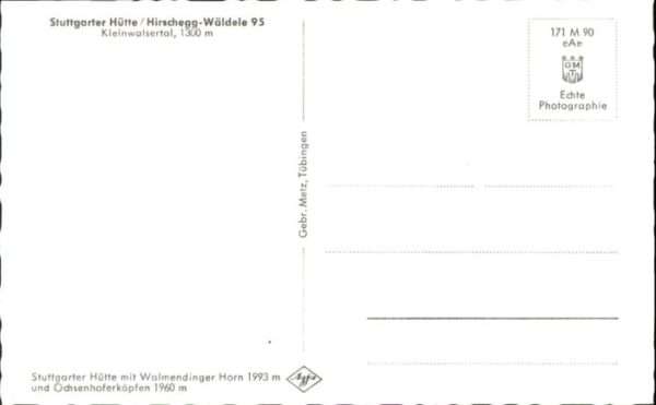 Hirschegg Kleinwalsertal Vorarlberg Hirschegg Kleinwalsertal Stuttgarter Hü – Bild 2
