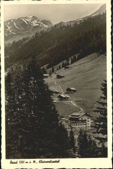 Baad Mittelberg Kleinwalsertal Baad Kleinwalsertal Hotel Baad