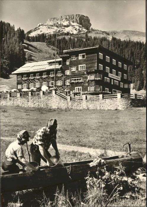 Riezlern Kleinwalsertal Vorarlberg Riezlern Kleinwalsertal Hotel Auenhütte