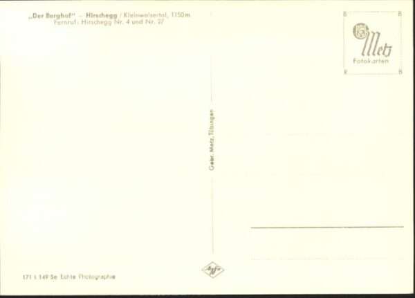 Hirschegg Kleinwalsertal Vorarlberg Hirschegg Kleinwalsertal Hotel Berghof – Bild 2