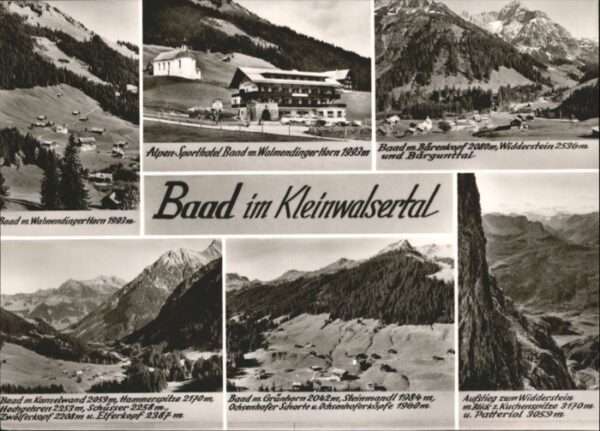 Baad Mittelberg Kleinwalsertal Baad Kleinwalsertal Hotel