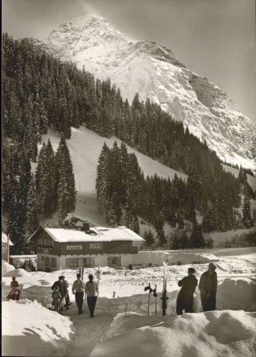 Baad Mittelberg Kleinwalsertal Baad Kleinwalsertal Gasthof Noris Hütte