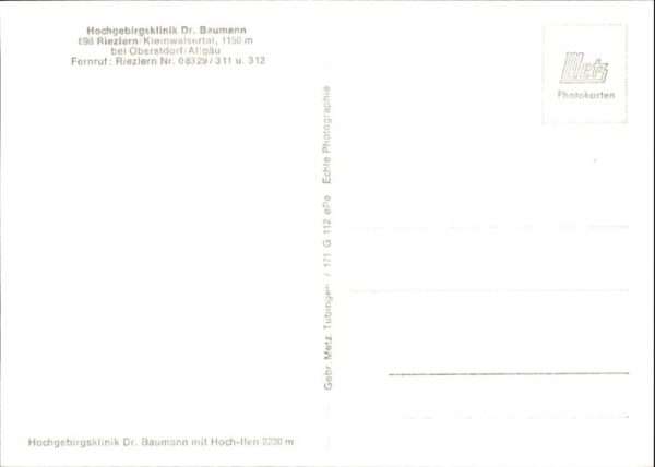 Riezlern Kleinwalsertal Vorarlberg Riezlern_Kleinwalsertal Klinik Dr. Baum – Bild 2