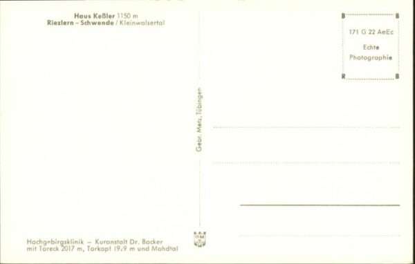 Riezlern Kleinwalsertal Vorarlberg Riezlern_Kleinwalsertal Schwende Haus K – Bild 2