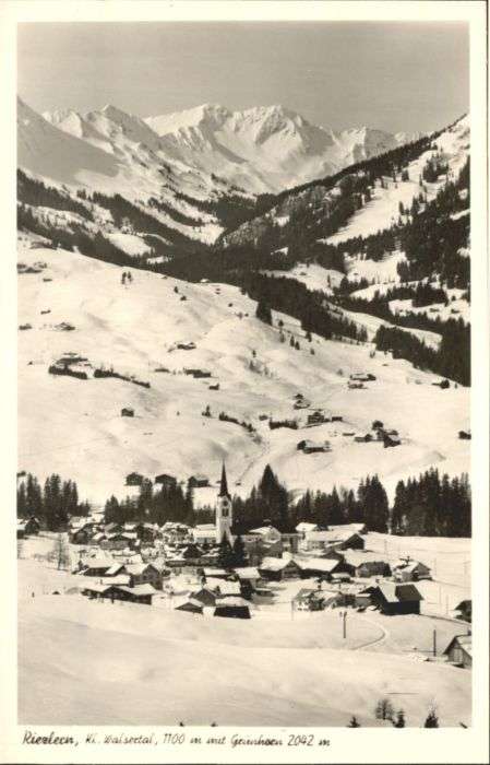 Riezlern Kleinwalsertal Vorarlberg Riezlern_Kleinwalsertal Grünhorn