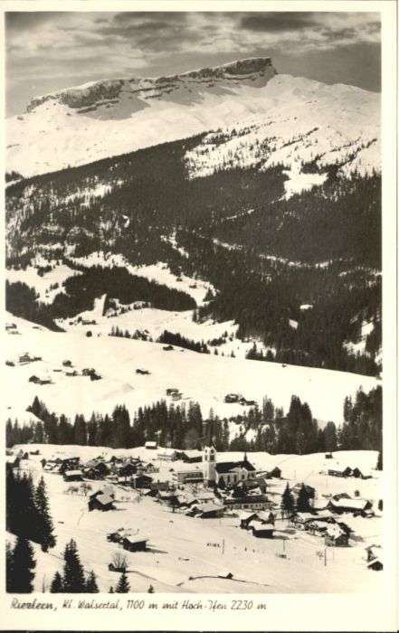 Riezlern Kleinwalsertal Vorarlberg Riezlern_Kleinwalsertal Hoch-Ifen