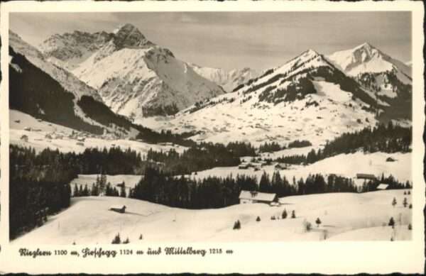 Riezlern Kleinwalsertal Vorarlberg Riezlern_Kleinwalsertal Hirschegg Mitte