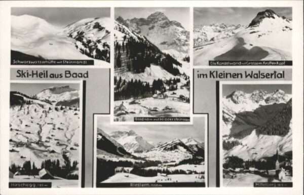 Baad Mittelberg Kleinwalsertal Baad_Kleinwalsertal Kanzelwand Hirscheg