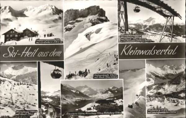 Kleinwalsertal Schwarzwasserhütte Kanzelwandbahn Hirsc