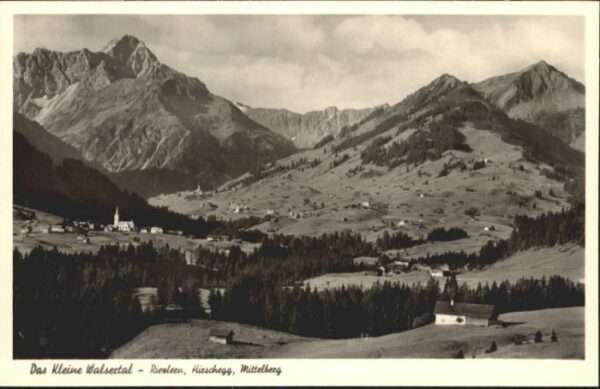 Kleinwalsertal Riezlern Hirschegg Mittelberg