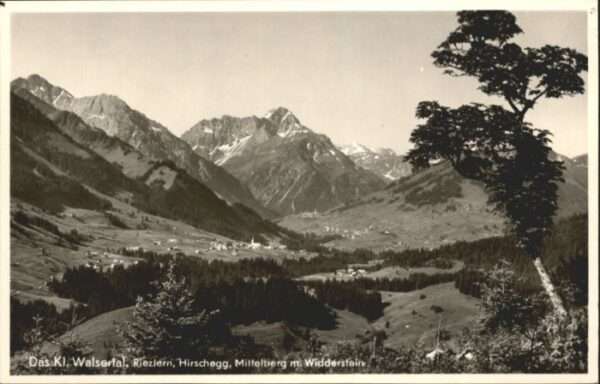Kleinwalsertal Riezlern Hirschegg Mittelberg Widderste