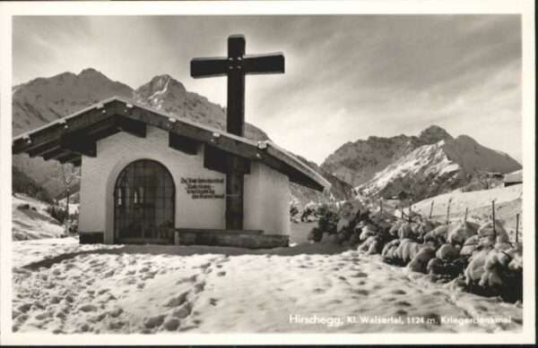 Hirschegg Kleinwalsertal Vorarlberg Hirschegg_Kleinwalsertal Kriegerdenkmal