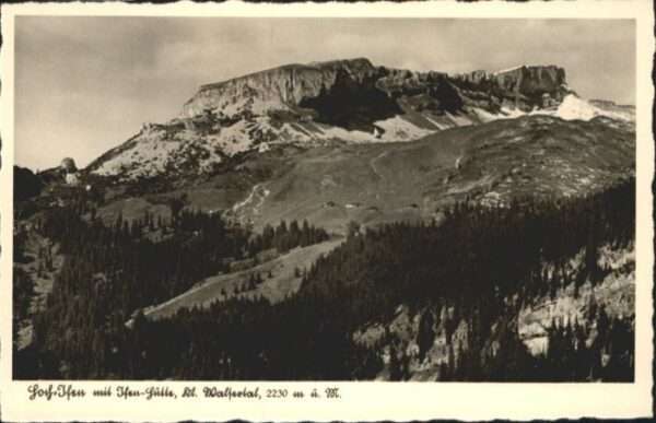 Kleinwalsertal Hoch-Ifen Ifen-Hütte