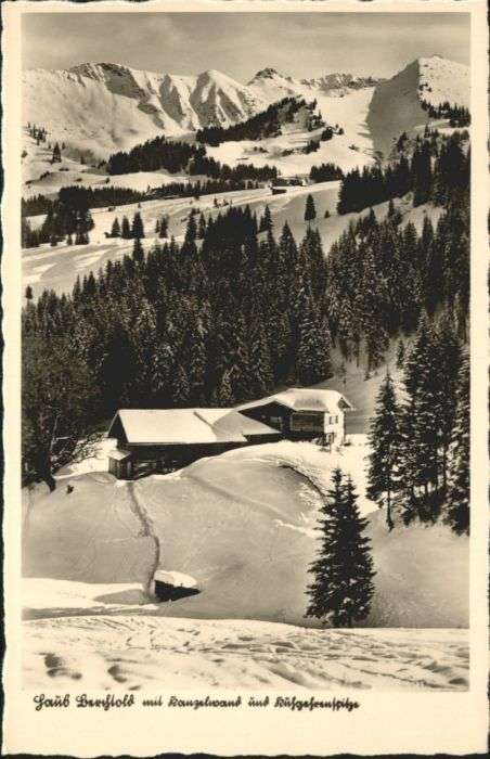 Kleinwalsertal Haus Berchtold Kanzelwand