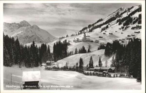 Hirschegg Kleinwalsertal Vorarlberg Hirschegg_Kleinwalsertal Widderstein