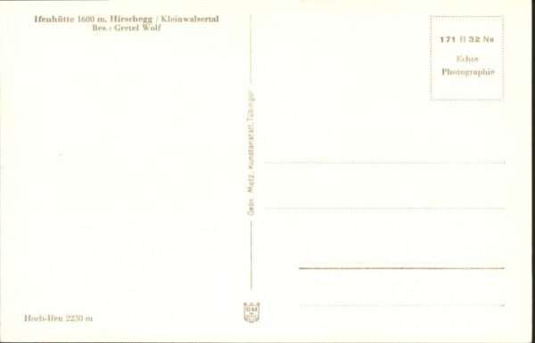 Hirschegg Kleinwalsertal Vorarlberg Hirschegg_Kleinwalsertal Ifenhütte – Bild 2