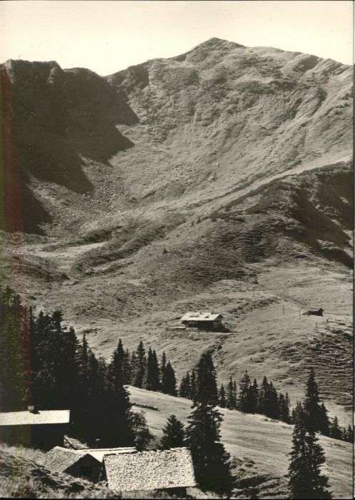 Kleinwalsertal Schwarzwasserhütte Steinmandl