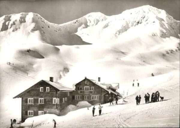 Kleinwalsertal Schwarzwasserhütte Grünhorn *