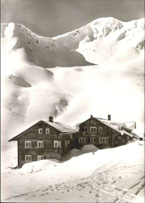 Kleinwalsertal Schwarzwasserhütte Grünhorn *