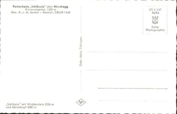Hirschegg Kleinwalsertal Vorarlberg Hirschegg_Kleinwalsertal Ferienheim Sch – Bild 2