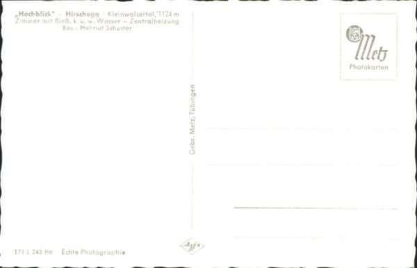 Hirschegg Kleinwalsertal Vorarlberg Hirschegg_Kleinwalsertal Pension Hochbl – Bild 2