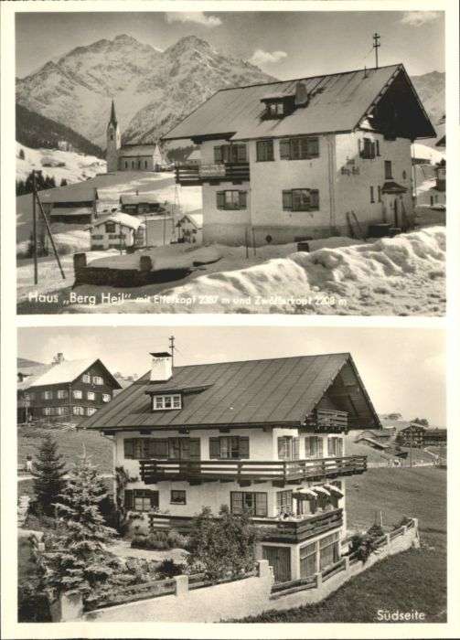 Hirschegg Kleinwalsertal Vorarlberg Hirschegg_Kleinwalsertal Haus Berg Heil