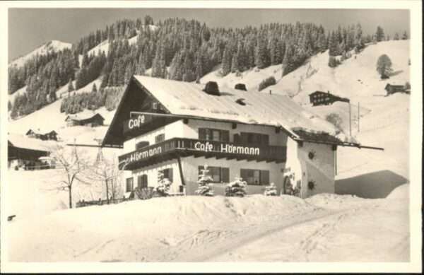 Hirschegg Kleinwalsertal Vorarlberg Hirschegg_Kleinwalsertal Cafe Hörmann