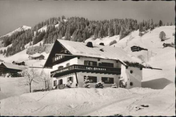 Hirschegg Kleinwalsertal Vorarlberg Hirschegg_Kleinwalsertal Cafe Hörmann