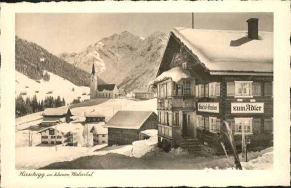 Hirschegg Kleinwalsertal Vorarlberg Hirschegg_Kleinwalsertal Gasthof Pensio