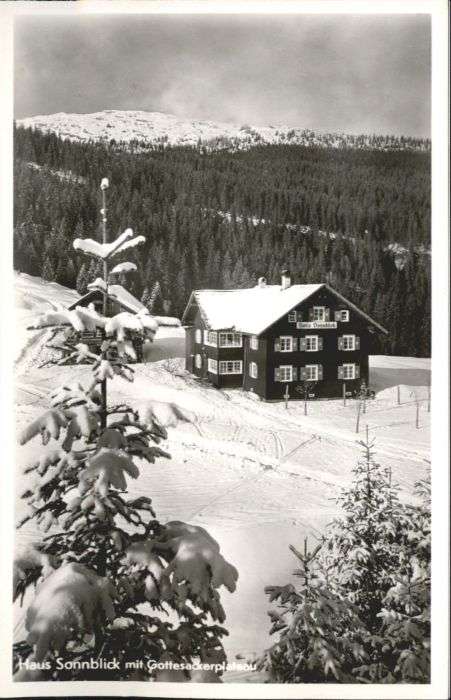 Hirschegg Kleinwalsertal Vorarlberg Hirschegg_Kleinwalsertal Haus Sonnblick