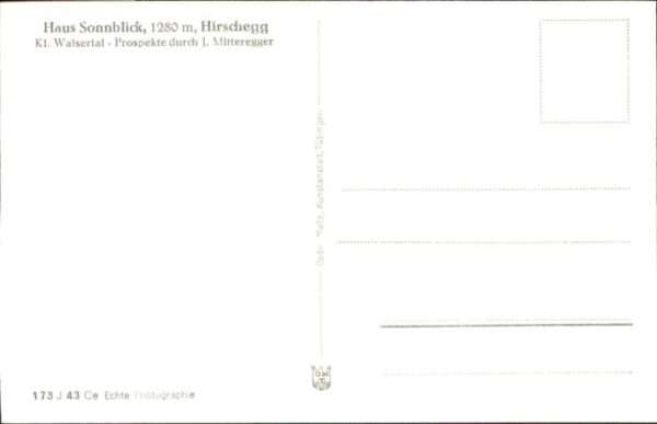 Hirschegg Kleinwalsertal Vorarlberg Hirschegg_Kleinwalsertal Haus Sonnblick – Bild 2