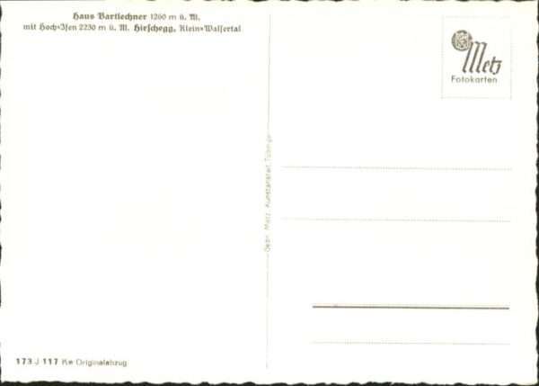 Hirschegg Kleinwalsertal Vorarlberg Hirschegg_Kleinwalsertal Haus Bartlechn – Bild 2