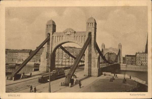 Breslau Niederschlesien Breslau Kaiserbrücke