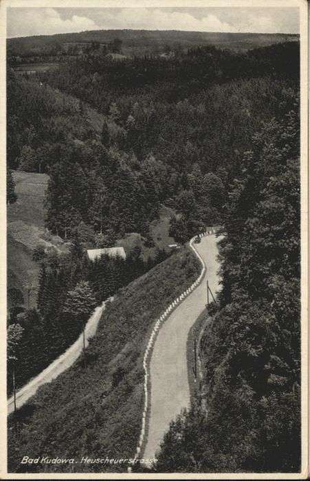 Bad Kudowa Niederschlesien Bad Kudowa Heuscheuerstrasse Auto