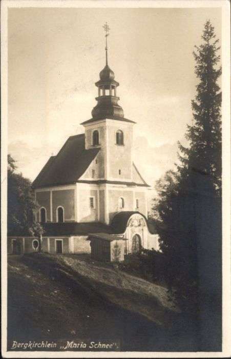 Glatz Niederschlesien Glatz Bergkirchlein Maria Schnee