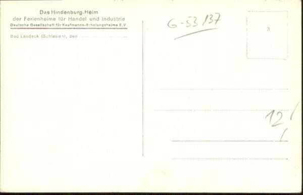 Bad Landeck Hindenburg Heim – Bild 2