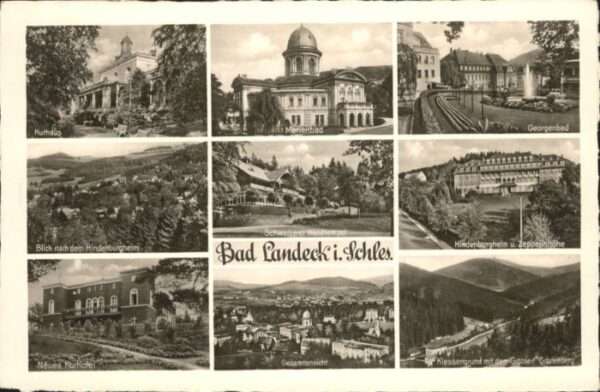 Bad Landeck Kurhaus Marienbad Georgenbad Hindenburg