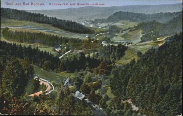 Bad Kudowa Niederschlesien Bad Kudowa Tal Heuscheuerstrasse