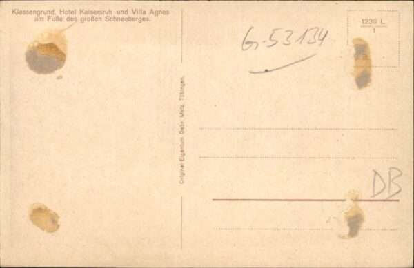 Klessengrund Hotel Kaisersruh Villa Agnes Grossen Sc – Bild 2